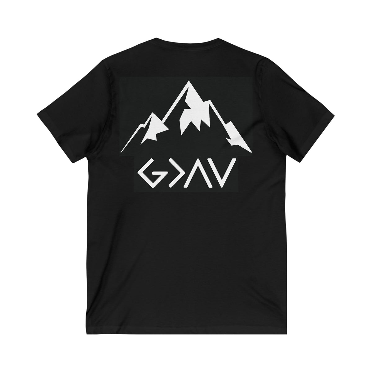 V-Neck Tee - God is Greater