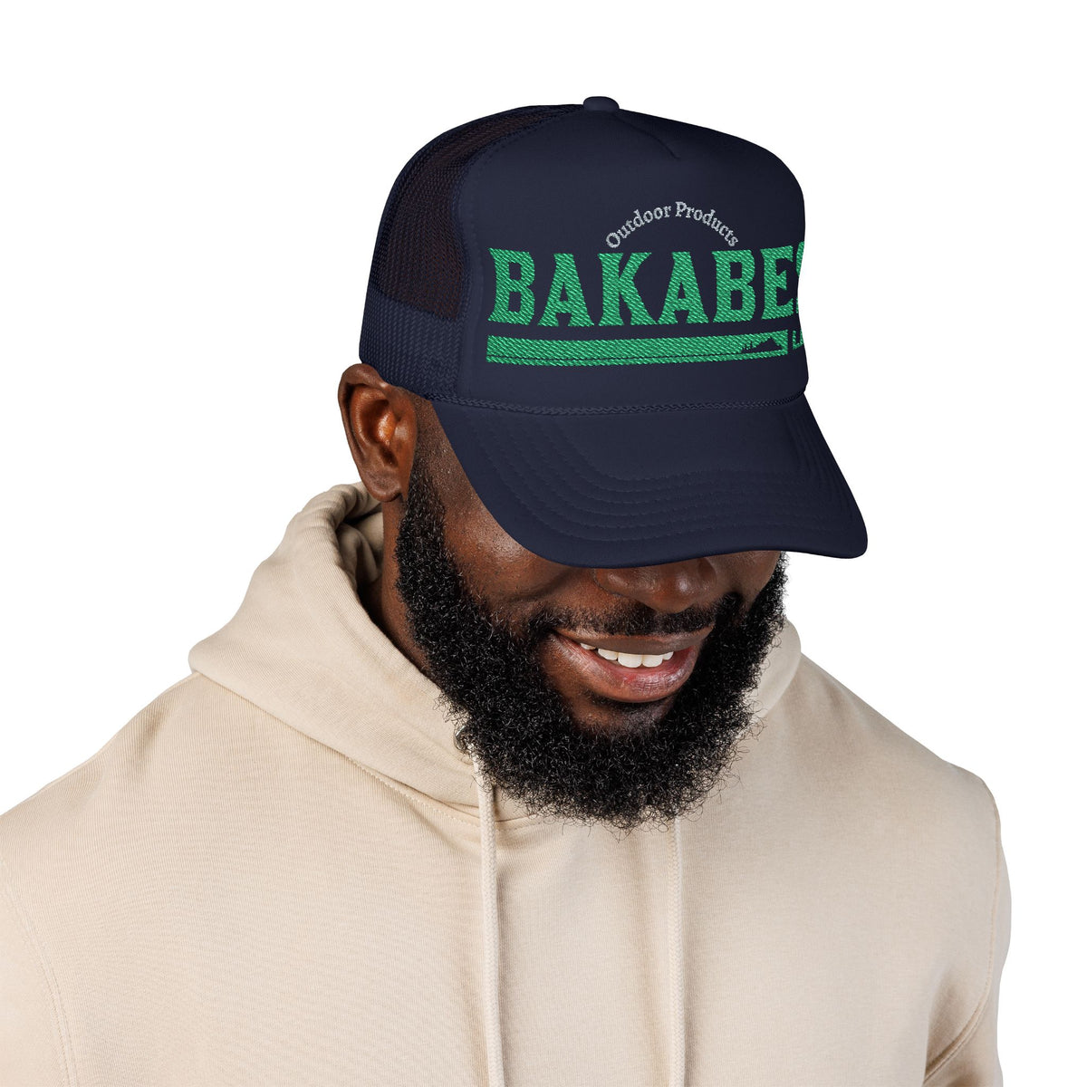 BAKABES Embroidered Foam Trucker Hat