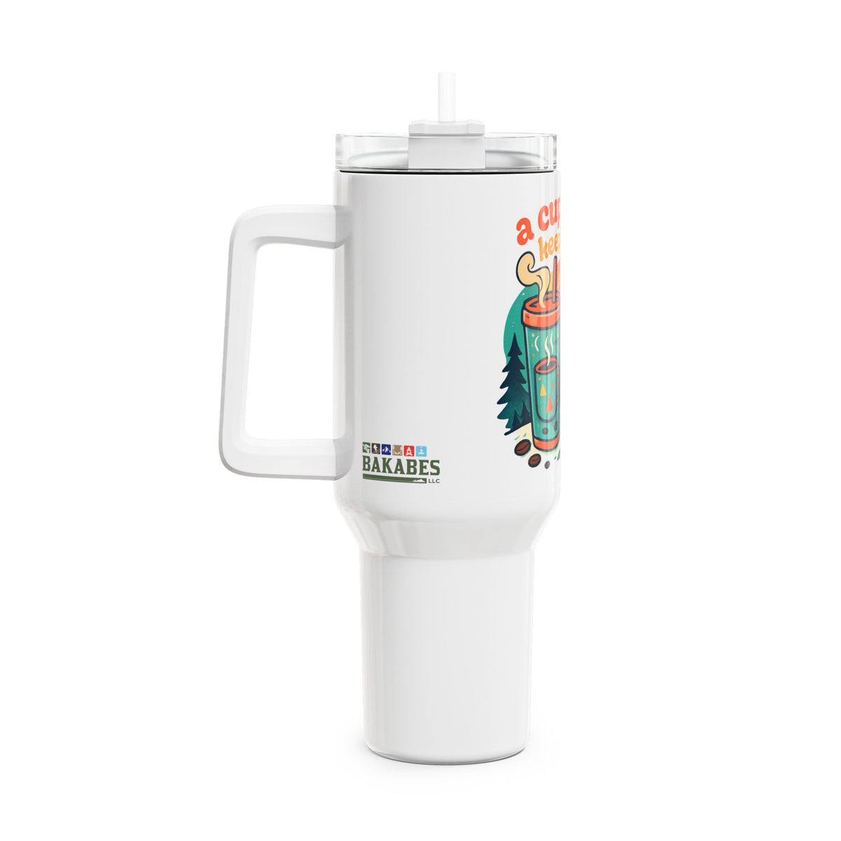 40oz Travel Tumbler with Handle