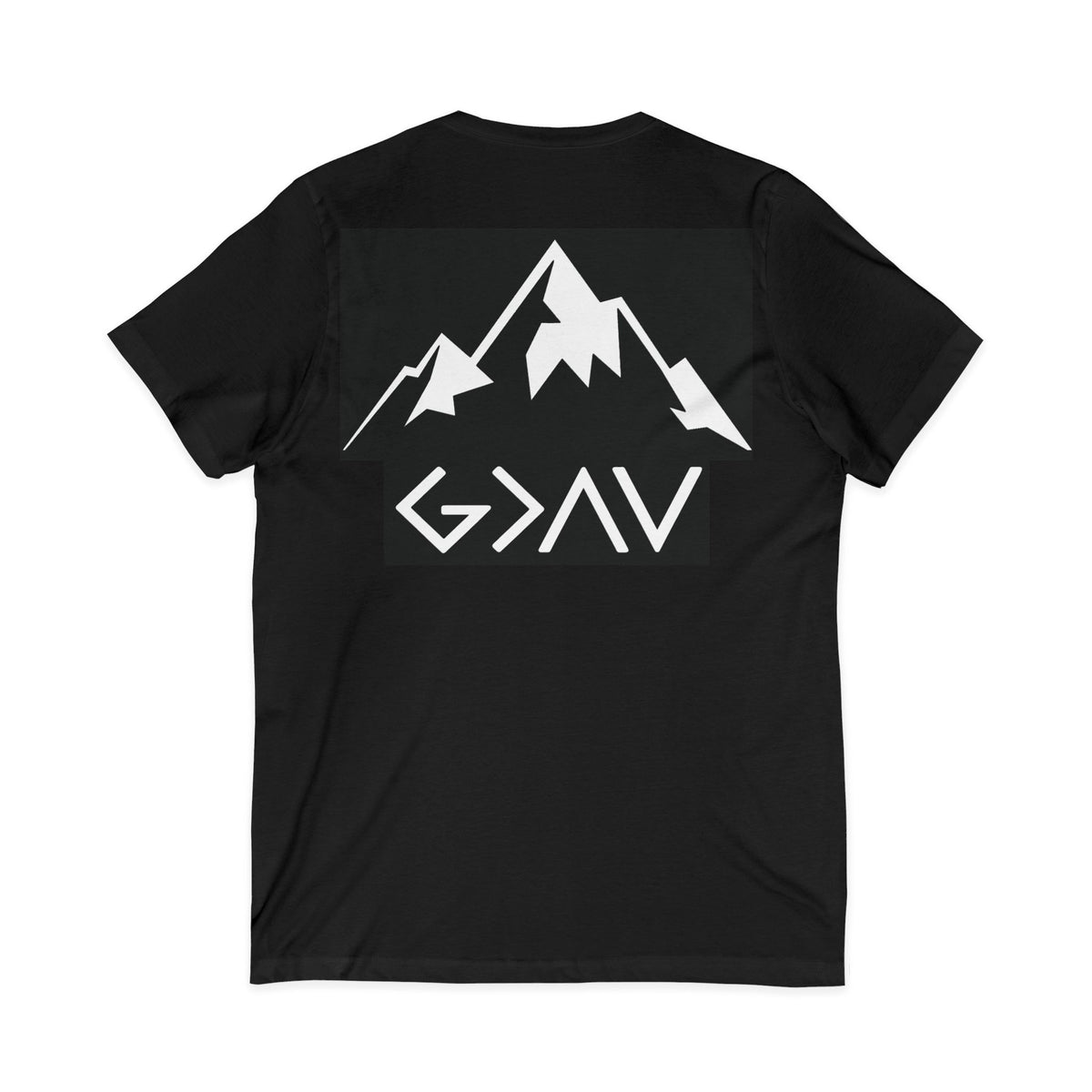 V-Neck Tee - God is Greater