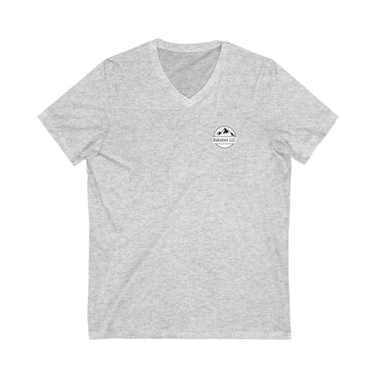Unisex Jersey Short Sleeve V-Neck Tee