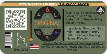 Scoutmaster's Blend Original – All-Purpose Camping & Outdoor Spice Seasoning