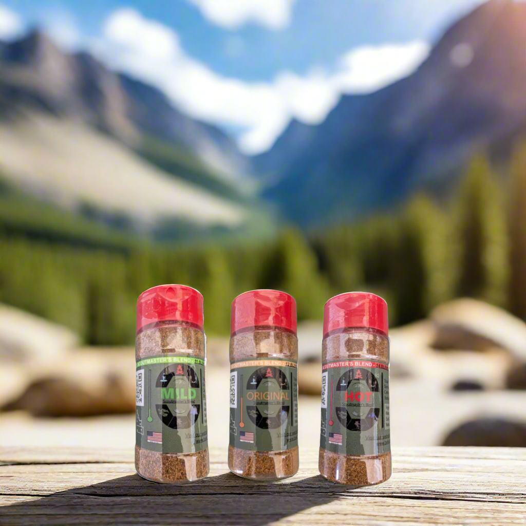 Scoutmaster's Blend Family Trio - All-Purpose Camping & Outdoor Spice Seasoning