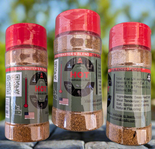 Scoutmaster's Blend Hot - 3 pack - All-Purpose Camping & Outdoor Spice Seasoning