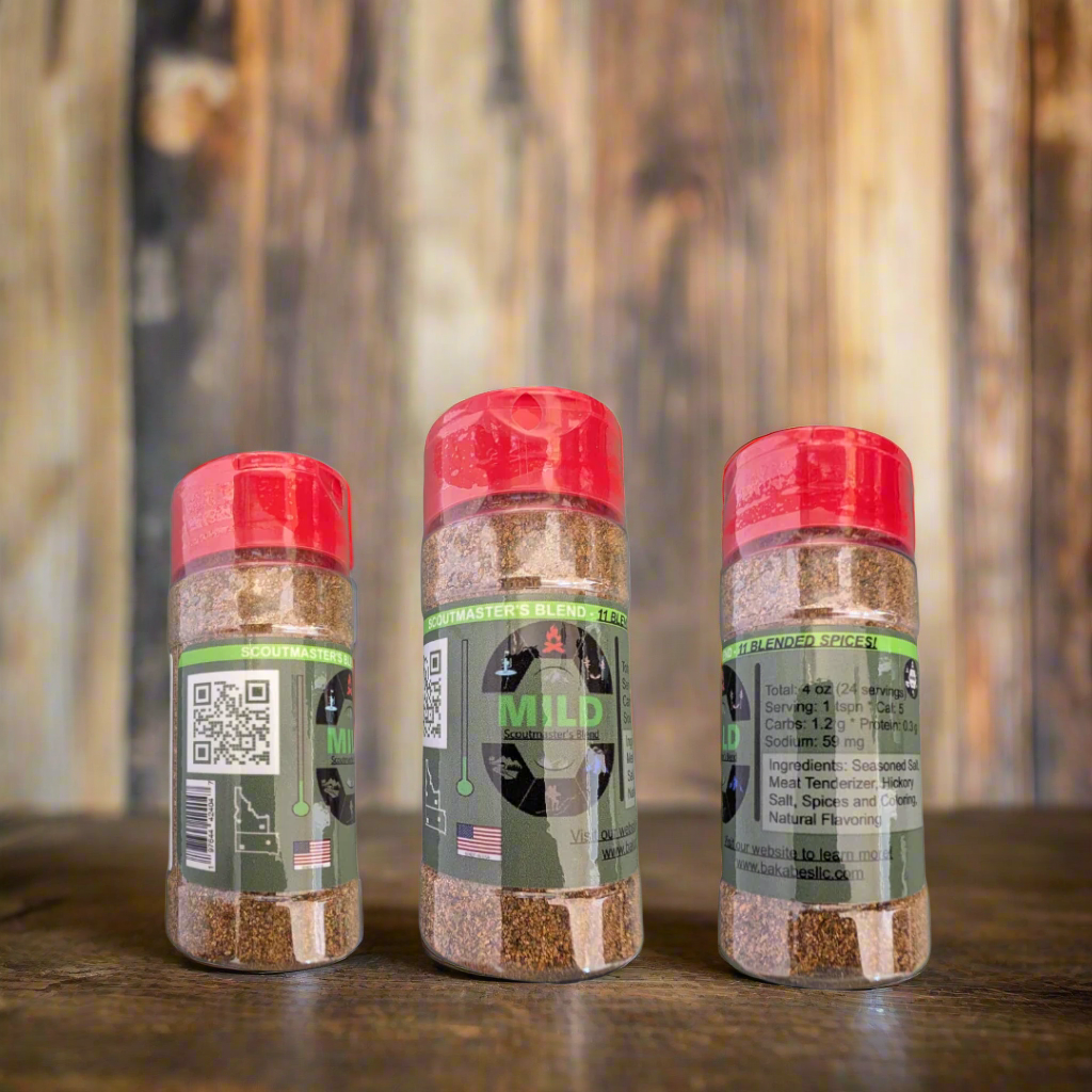 Scoutmaster's Blend Mild - 3 pack - All-Purpose Camping & Outdoor Spice Seasoning